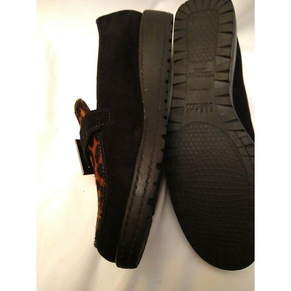 Stuart Weitzman Black suede calf hair Platform. Size 8 - Picture 6 of 6